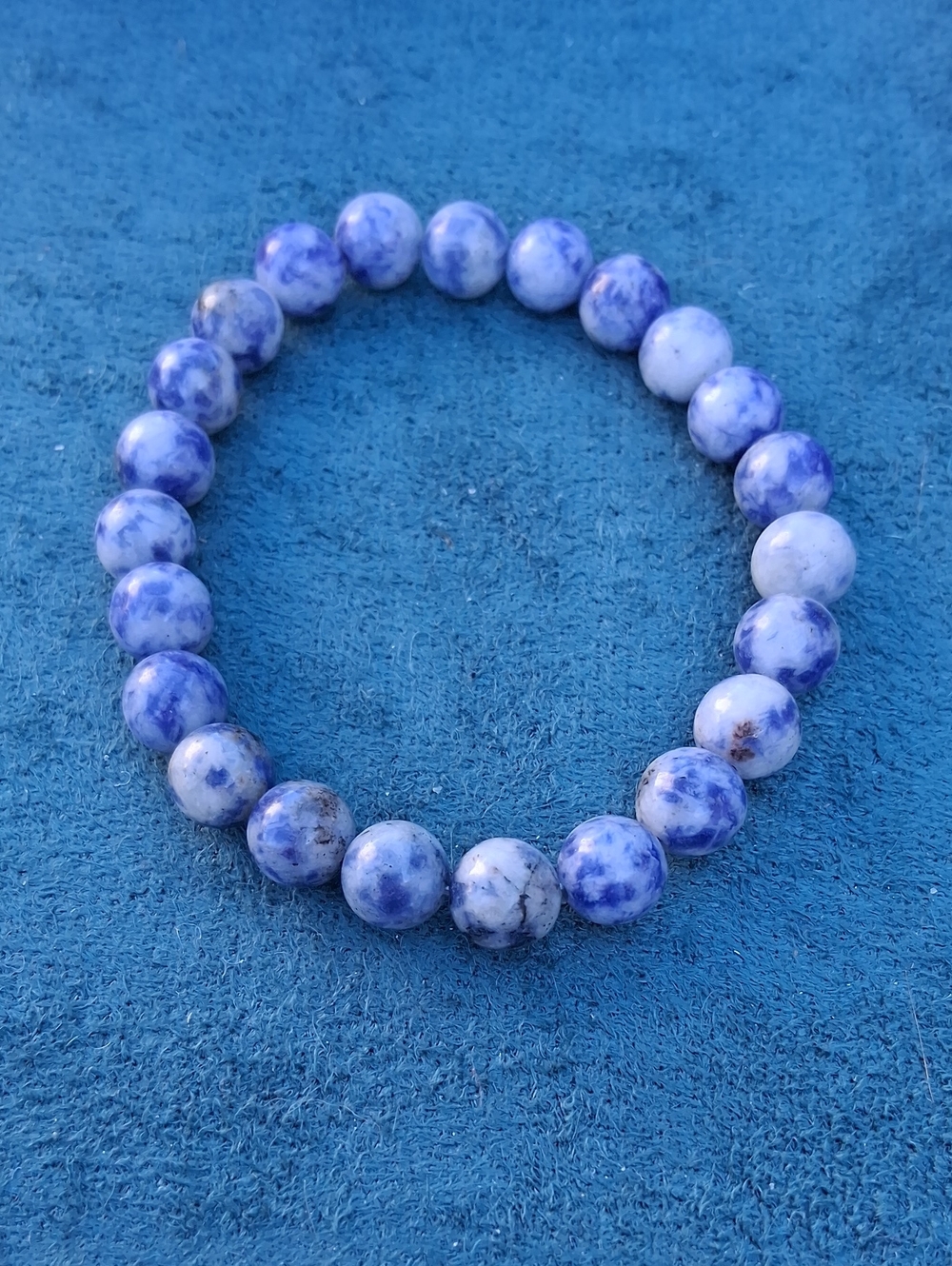 8mm Sodalite Stretchy Gemstone Bracelet